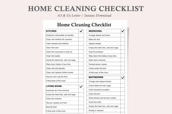 Building a Home Cleaning Checklist That Turns Chaos into a Manageable Routine