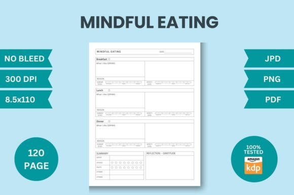 Building Awareness Through a Mindful Eating Food Log KDP Interior