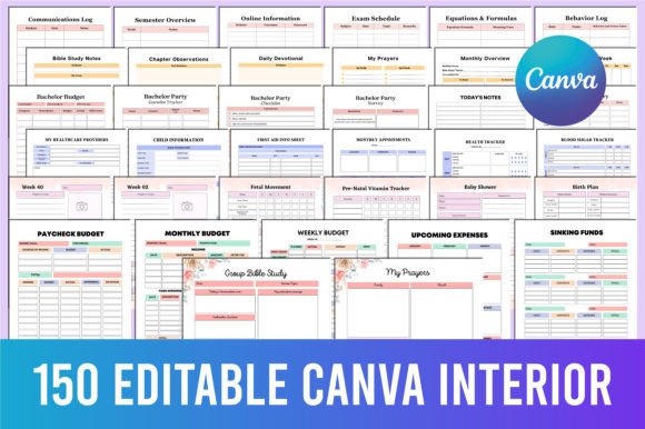 Evaluating the 150 Editable Canva KDP Interior Collection for Planners and Journals