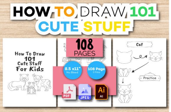 How to Draw 101 Cute Stuff for Kids: A Complete Guide for Parents, Educators, and Creators