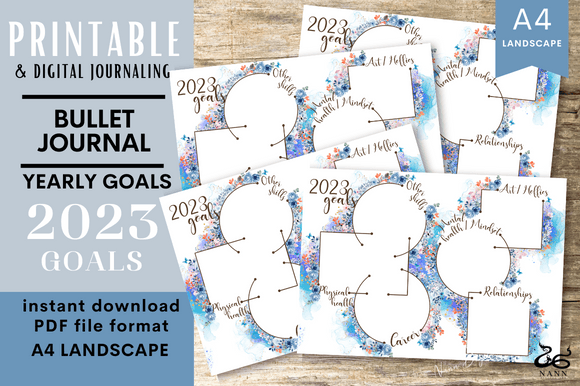 Plan Your Yearly Goals with the 2023 Bullet Journal