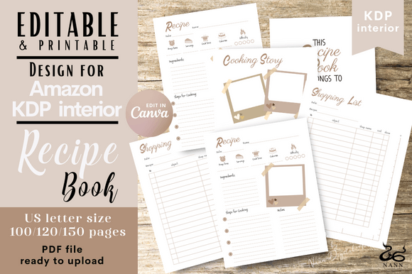 Recipe Book Template KDP Interior 8: A Practical Guide to Choosing the Right Layout for Your Cookbook