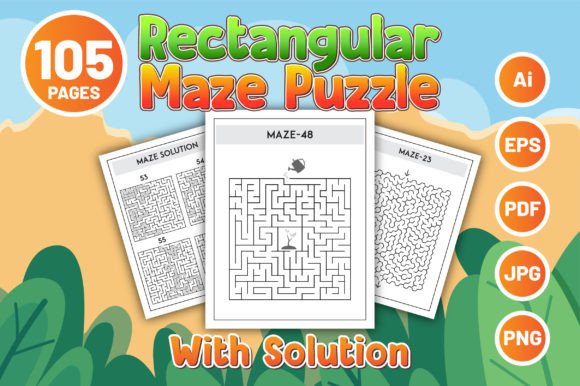 Rectangular Maze Puzzle with Solution: A Strategic Tool for Focus and Problem-Solving